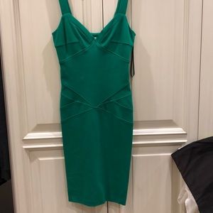 Diane von furstenberg green dress